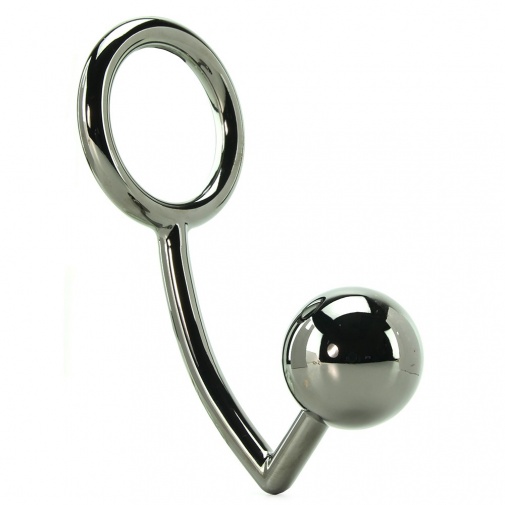 TOF - Steel Cock Ring with Anal Ball photo