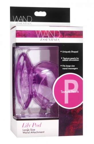 Wand Essentials -  Lily Pod按摩棒附件 - 紫色 照片