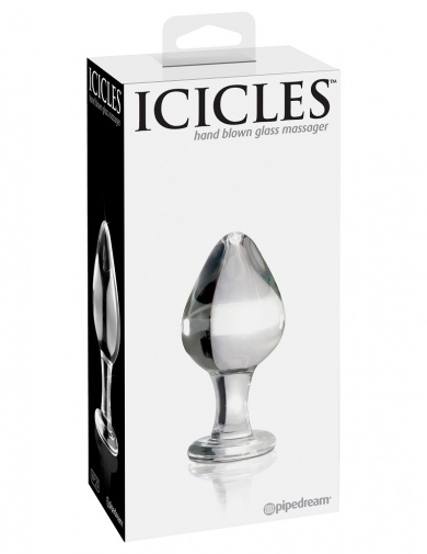 Icicles - 玻璃后庭按摩器25号 - 透明 照片