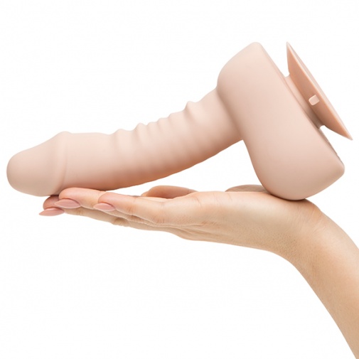 Uprize - Remote Control Rising 15 cm Vibro Realistic Dildo - Pink Flesh photo