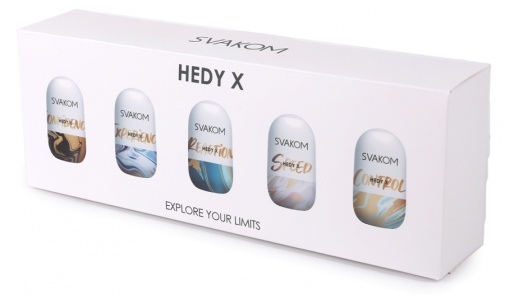 SVAKOM -  Hedy X 5 自慰器系列 混合纹理 套装 照片