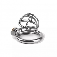 MT - Chastity Cage 50mm - Silver photo