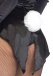 Leg Avenue - Classic Bunny Costume 4 pcs - Black - S photo-4