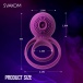 SVAKOM - Tammy 震动环 - 紫色 照片-13