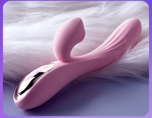 Erocome - 海豚座 陰蒂刺激按摩棒 - 粉紅色 照片