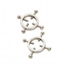 A-One - Cross Nipple Clamps - Silver photo