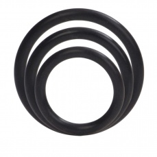 CEN - 矽胶阴茎环 - 黑色 照片