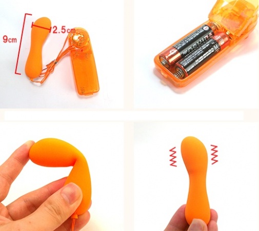 A-One - 特滑触感震动器 - 雏菊橙 照片