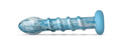 Gildo - 海浪玻璃假陽具 - 藍色 照片