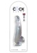King Cock - 7.5" Clear Cock w Balls photo-3