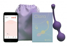 Vibio - Clara App-Controlled Vibro Balls - Purple photo