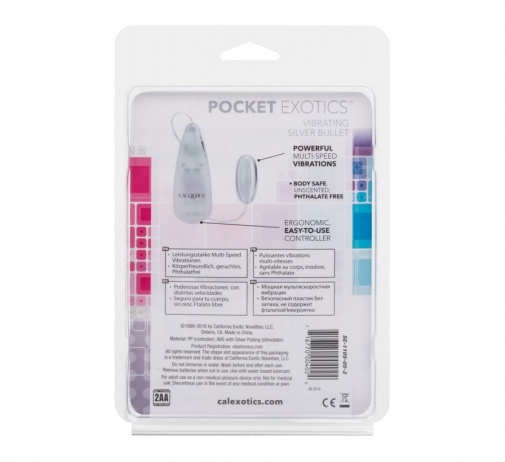 CEN - Pocket Exotics 子弹震动器 - 银色 照片