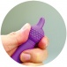 A-One - Gogogo 手指震動器 - 紫色 照片-3