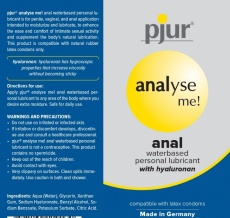 Pjur - Analyse Me! Comfort Water Anal Glide - 30ml photo