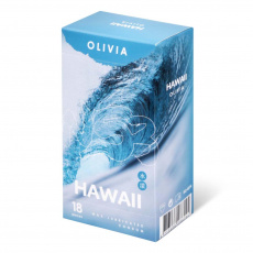 Olivia - Hawaii Aqua 避孕套 18片裝 照片