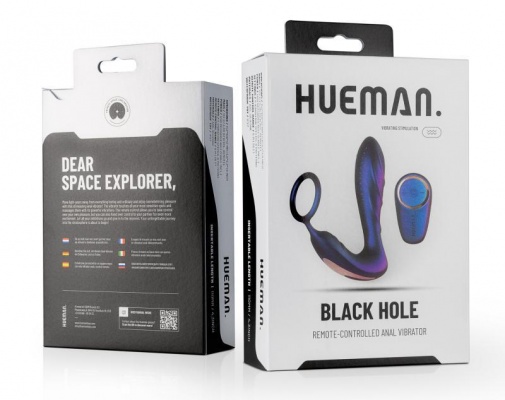 Hueman - 黑洞 後庭震動器 - 紫色 照片