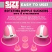 Size Matters - Nipple Suckers w Attachments - Pink photo-4