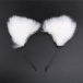 MT - Screwed Tail Plug with Cat Ears - White photo-2