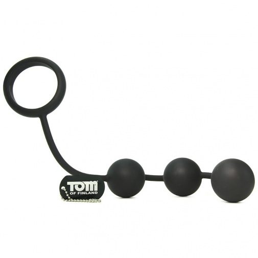 TOF - TOF Silicone Cock Ring w/ 3 Weighted Balls photo