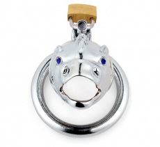 MT - Mustang Chastity Cage 45mm - Silver photo