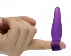 Frisky - 手指套型震動後庭塞 3件裝 - 紫色 照片