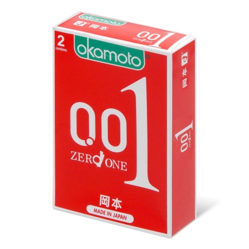 Okamoto - 0.01 零一 水性聚氨酯 安全套 2 片裝 照片