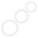 CEN - 3 圏陰莖環 - 白色 照片