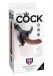 King Cock - Strap-On Harness 8″ Cock - Brown photo-7