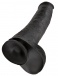 King Cock - Cock 15″ With Balls - Black photo-5