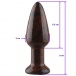 Allwell - Natural stone Anal Plug - Red Obsidian photo-3