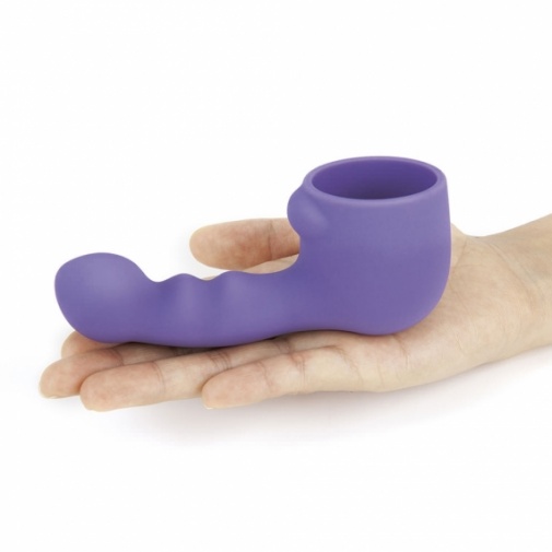 Le Wand - Ripple Weighted Silicone Attachment - Violet photo