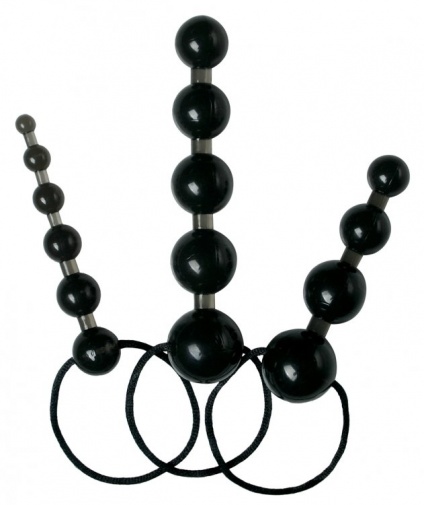 Trinity Vibes - Tripled Anal Beads Set photo