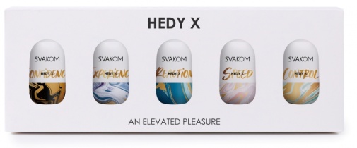 SVAKOM -  Hedy X 5 自慰器系列 混合紋理 套裝 照片