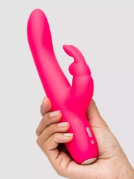 Happy Rabbit - Slimline Curve Rabbit Vibrator - Pink 照片