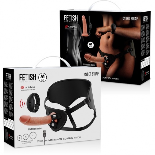 Fetish Submissive - Cyber Strap 穿戴式手表遙控震動仿真陽具 M 照片