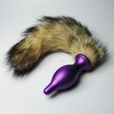 XFBDSM - 铝合金尾肛门插头S - 紫色 照片