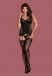 Obsessive - Amallie Corset & Thong - Black - L/XL photo-3