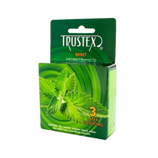 Trustex - 薄荷味润滑安全套 - 3片装 照片