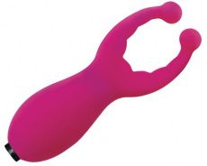 A-One - 实力主义章鱼小型乳头震动器 - 粉红色 照片