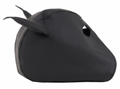 MT - Bull Horns Mask - Black photo