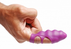 Frisky - 震動手指套 - 紫色 照片