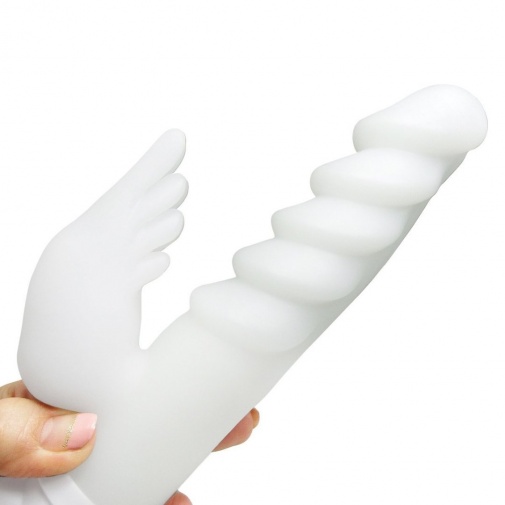 SSI - Shiro Vibe天使的羽根震动棒 - 白玉 照片