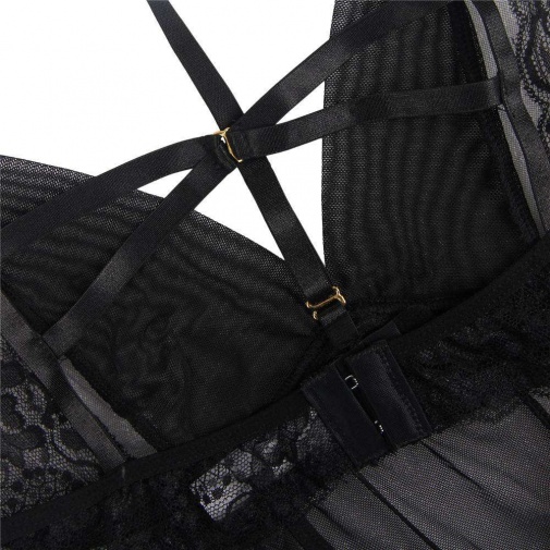 Ohyeah - Elegant 连身裙连颈环 - 黑色 - 中码 照片