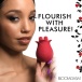 Bloomgasm - Rose Fondle Clit Stimulator - Red photo-4