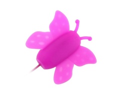 Balie - Vibro Massager Mini Butterfly w 12 modes - Pink 照片