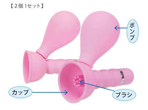 NPG - 電動乳頭吸吮震動器 - 粉紅色 照片