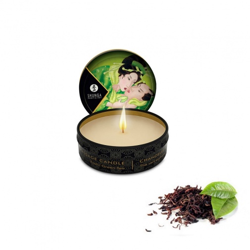 Shunga - Zenitude Massage Candle Exotic Green Tea - 30ml photo