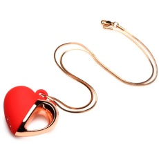 Charmed - 10X Vibro Heart Necklace - Red 照片