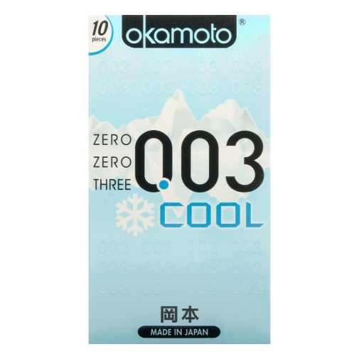 Okamoto - 0.03 冰感 安全套 10 片裝 照片