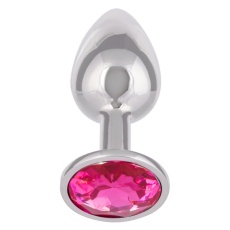 CEN - 玫瑰寶石肛門塞 小碼 - 粉紅色 照片